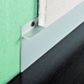 Metal profile for concealed skirting board INS